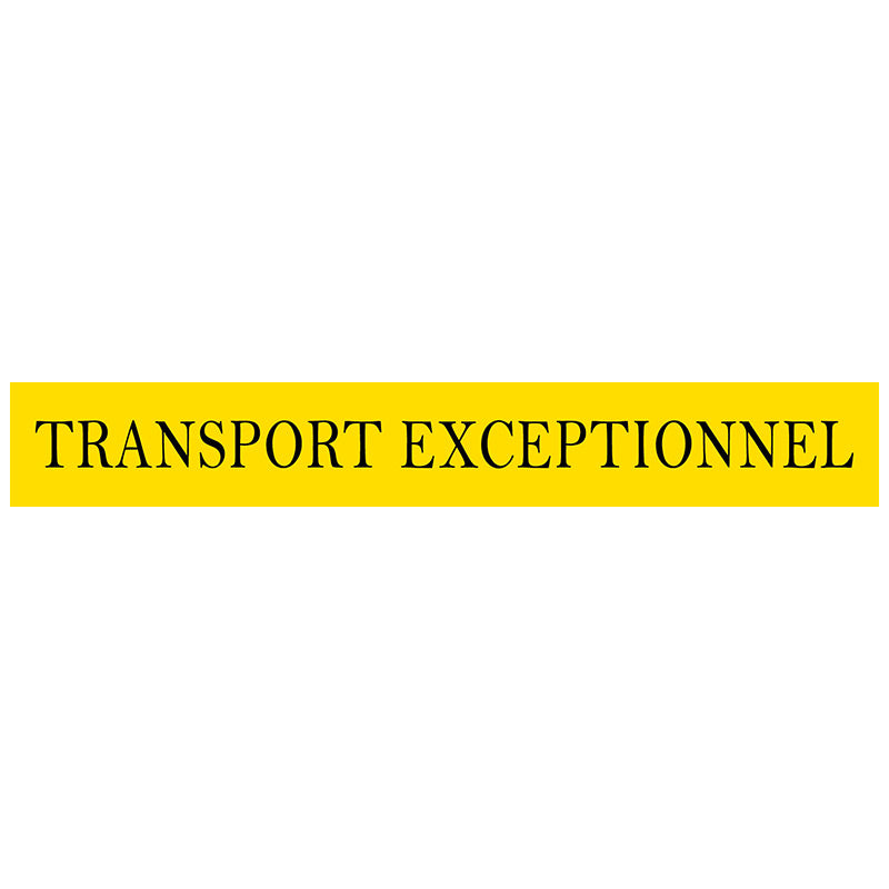 Transport Exceptionnel Sign 1900mm X 300mm