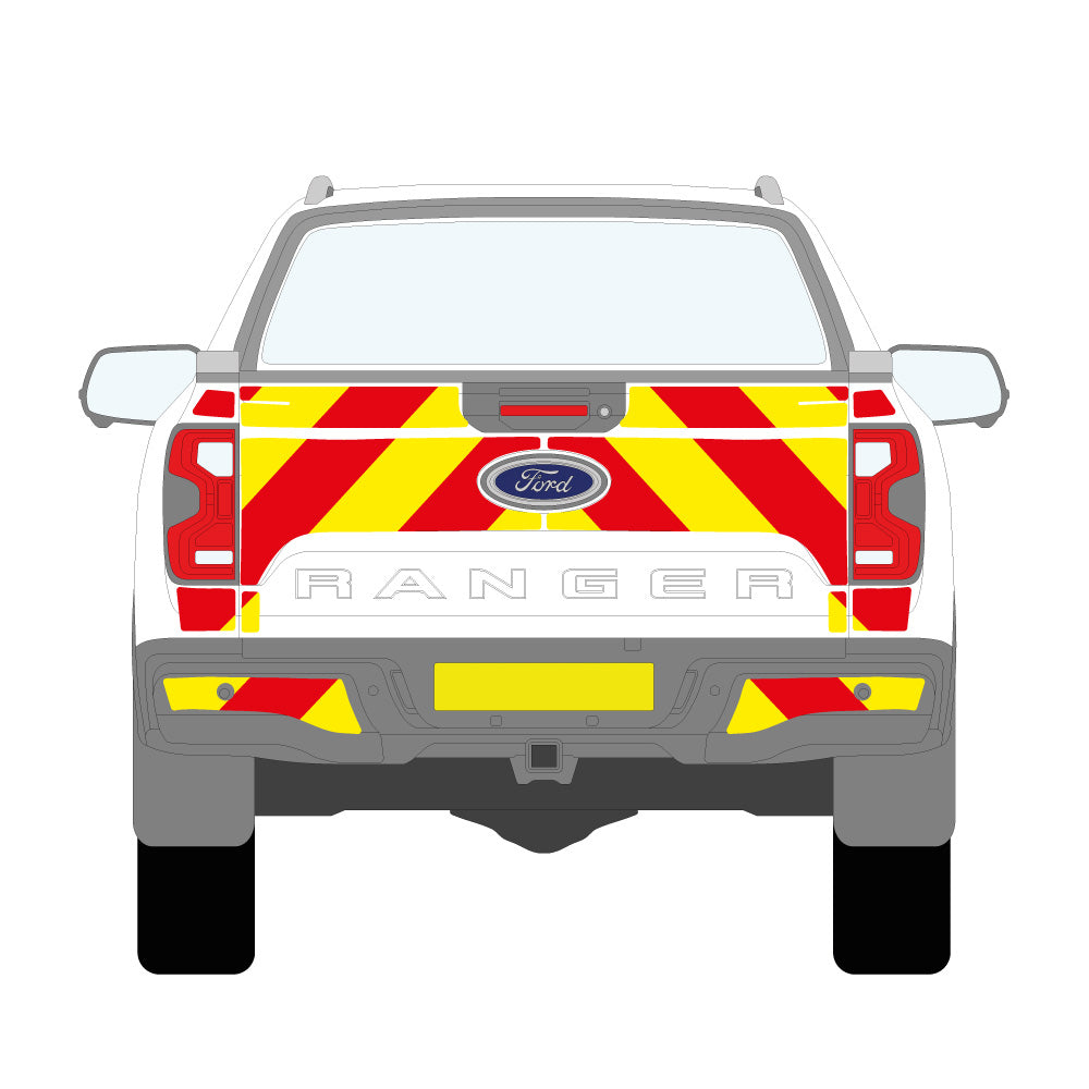 A FORD Ranger (2023 ) Chevron Kit in a  Planked Engineering material grade (Full Kit)  from the Chevron Warehouse