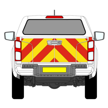 A ISUZU D-Max (2020 ) Chevron Kit in a  Flooded Engineering material grade (Full Kit)  from the Chevron Warehouse
