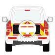 A MITSUBISHI Shogun  (2006 ) Chevron Kit in a  Planked Engineering material grade (Full Kit)  from the Chevron Warehouse