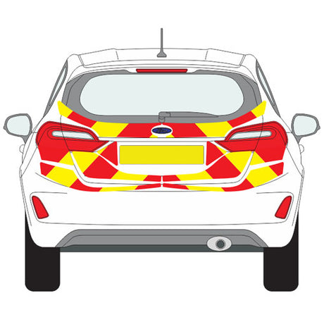 A FORD Fiesta Hatch (2018 ) Chevron Kit in a  Planked Engineering material grade (Full Kit)  from the Chevron Warehouse