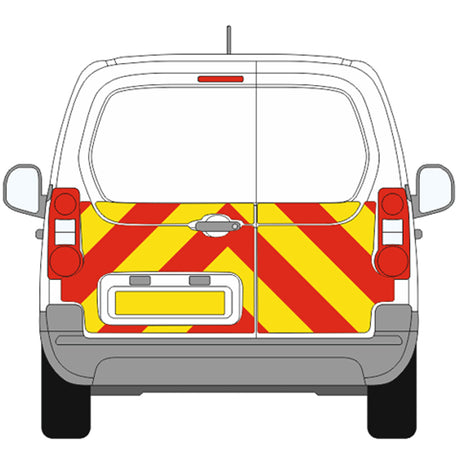A PEUGEOT Partner Euro Style (2016 ) Chevron Kit in a  Planked Engineering material grade (Half Kit)  from the Chevron Warehouse