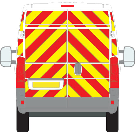 Citroen Relay Medium Roof (2015 - On) Chapter 8 chevron kit in flooded Engineering grade, full kit - The Chevron Warehouse