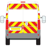 Fiat Ducato Medium Roof (2006 - 2015) Chapter 8 chevron kit in flooded Engineering grade, no-windows kit - The Chevron Warehouse