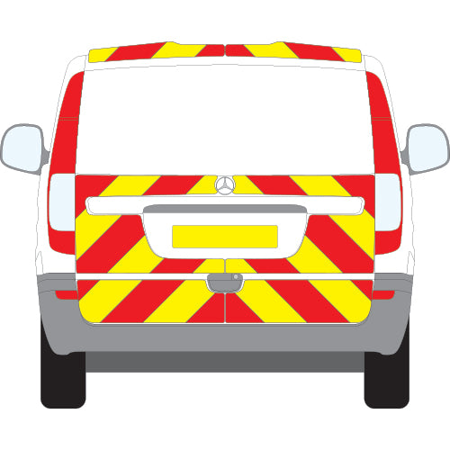 A MERCEDES Vito Tailgate (2003 ) Chevron Kit in a  Planked Engineering material grade (No Windows)  from the Chevron Warehouse