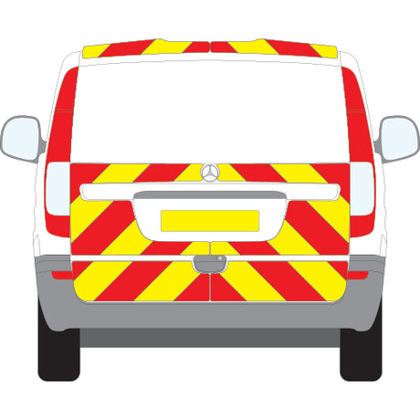 A MERCEDES Vito Tailgate (2003 ) Chevron Kit in a  Planked Engineering material grade (No Windows)  from the Chevron Warehouse