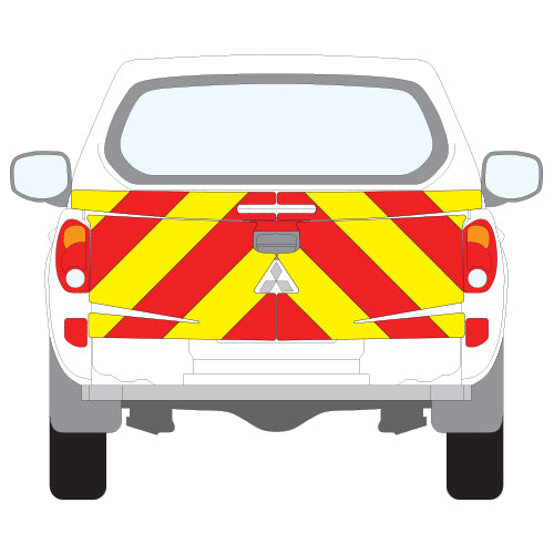 A MITSUBISHI L200  (2016 ) Chevron Kit in a  Planked Prismatic material grade (Full Kit)  from the Chevron Warehouse