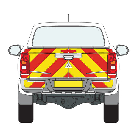 A MITSUBISHI L200  (2019 ) Chevron Kit in a  Planked Prismatic material grade (Full Kit)  from the Chevron Warehouse