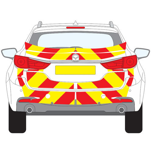 A MAZDA 6 Tourer Estate (2018 ) Chevron Kit in a  Planked Prismatic material grade (Full Kit)  from the Chevron Warehouse
