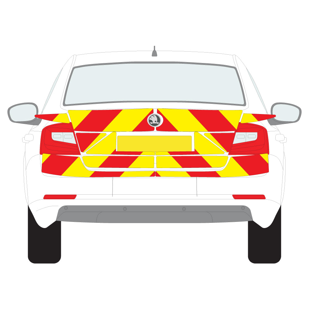 A SKODA Octavia Estate (2019 ) Chevron Kit in a  Planked Prismatic material grade (Full Kit)  from the Chevron Warehouse