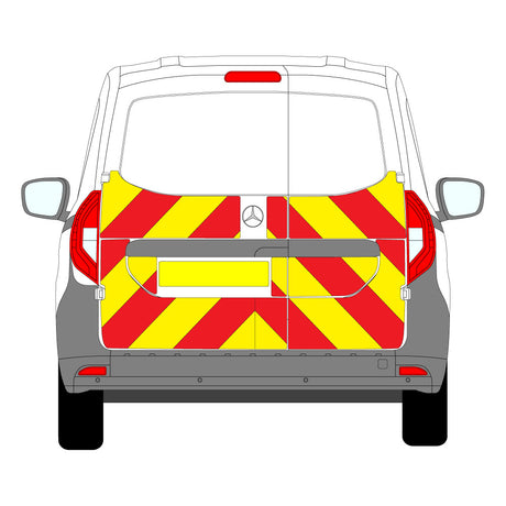 A MERCEDES Citan (2023 ) Chevron Kit in a  Planked Prismatic material grade (Half Kit)  from the Chevron Warehouse