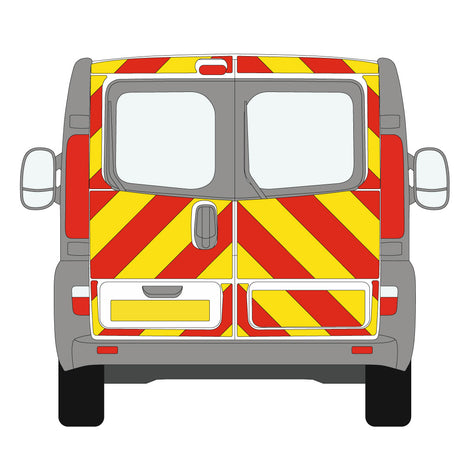 A NISSAN Primastar (2002 ) Chevron Kit in a  Planked Prismatic material grade (No Windows)  from the Chevron Warehouse