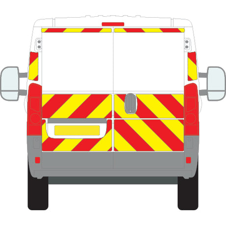 A PEUGEOT Boxer (2006 ) Chevron Kit in a  Flooded Prismatic material grade (No Windows)  from the Chevron Warehouse