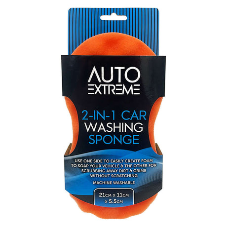 Valeting Bundle Promotion featuring Auto Extreme 2-in-1 Car Washing Sponge for easy vehicle cleaning.
