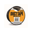 BLACK DUCT TAPE - 48MM x 50M roll showing strong adhesion, ideal for repairs and maintenance tasks.