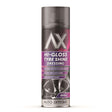Hi Gloss Tyre Shine Dressing – 500ml can showcases fast-drying formula for sleek, long-lasting tyre shine.