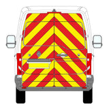 Renault Master High Roof Chevron Kit (2025+) with Chapter 8 reflective design for maximum visibility.