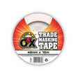 SAAO TRADE SIZE MASKING TAPE 48MM X 75M on a roll designed for painting and decorating tasks.