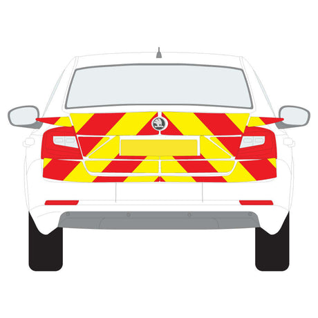 A SKODA Octavia Estate (2019 ) Chevron Kit in a  Flooded Prismatic material grade (Full Kit)  from the Chevron Warehouse