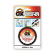 Strong As An Ox Emergency Repair Tape packaging showing features for instant repairs on various surfaces.