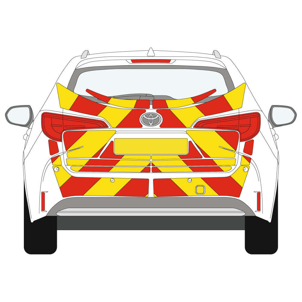 A TOYOTA Corolla Estate (2020 ) Chevron Kit in a  Planked Prismatic material grade (Full Kit)  from the Chevron Warehouse