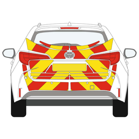 A TOYOTA Corolla Estate (2020 ) Chevron Kit in a  Flooded Prismatic material grade (Full Kit)  from the Chevron Warehouse