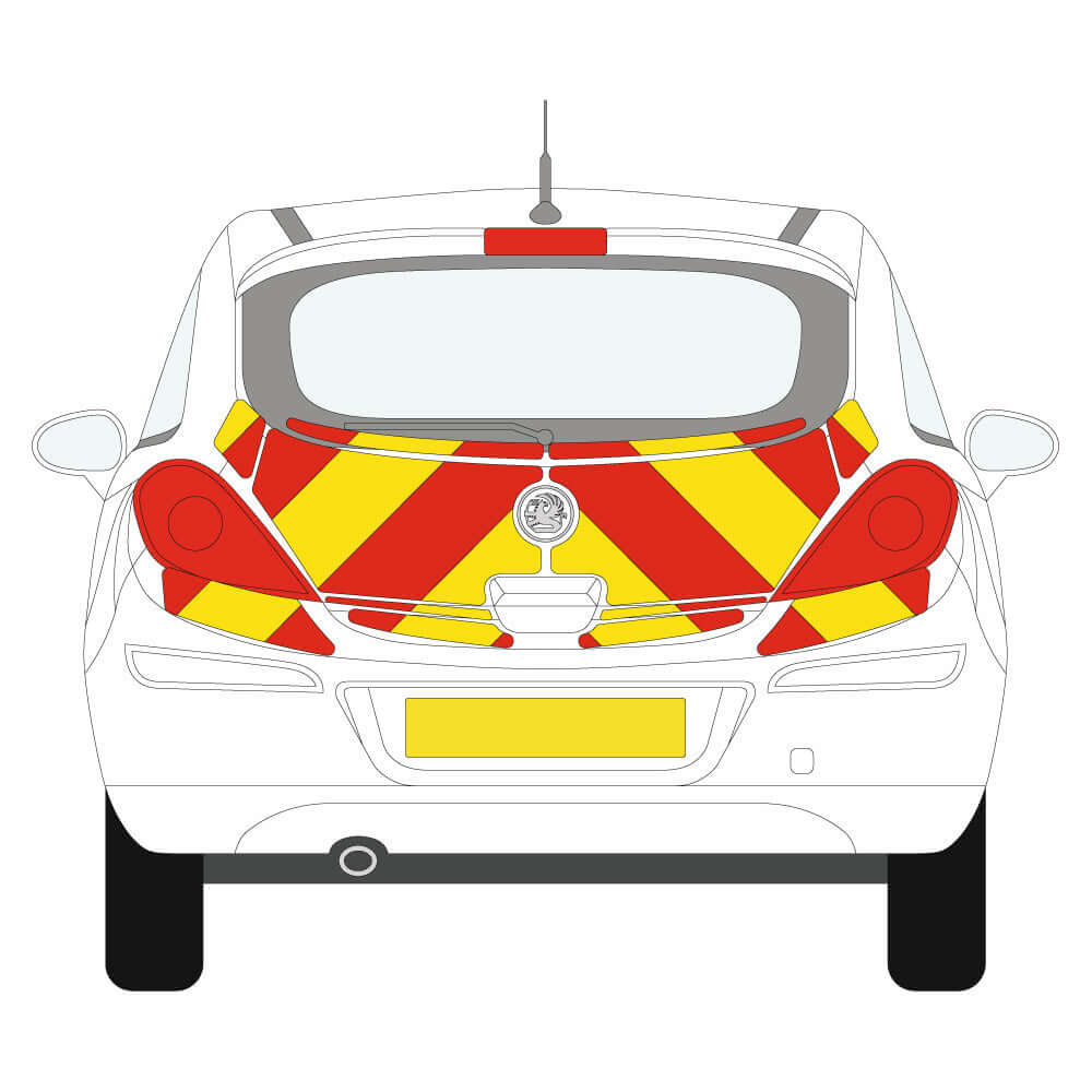 A VAUXHALL Corsa (2007 ) Chevron Kit in a  Flooded Prismatic material grade (Full Kit)  from the Chevron Warehouse