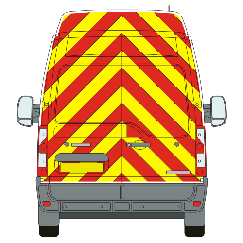 Chevron Van Rear Ford Transit Medium Roof Chapter 8 Chevron Kit (2006 - 2014) – Chevron ...