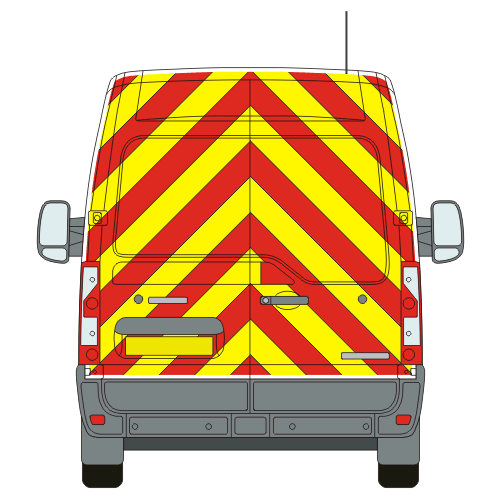 Vauxhall Movano Medium Roof Chevron Kit (1998 - 2010)