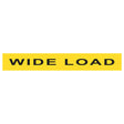 Wide Load Sign - 1900mm X 300mm on a yellow background for transporting oversized loads.